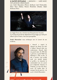 André MANOUKIAN et Daphné KRITHARAS Jazz 21/01/2024