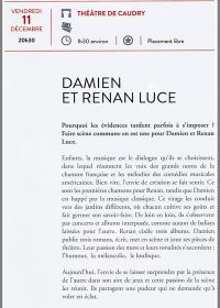 Damien et Renan LUCE 11/12/2015