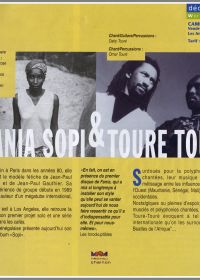 Fania SOPI et Toure Toure 14/12/2001