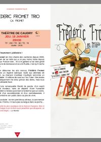 Frédéric FROMET Trio 18/01/2018