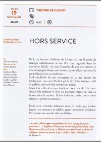 Hors service 19/11/2015