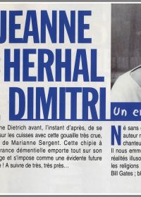 Jeanne CHERAL et Dimitri 26/01/2002