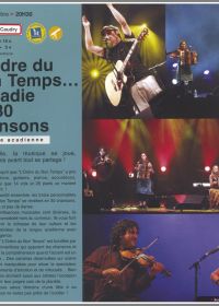 L'ordre du bon temps L'Acadie en 30 chansons 04/10/2006