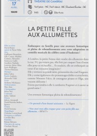 La petite fille aux allumettes 17/04/2016