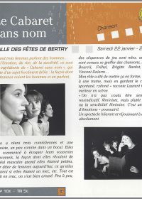 Le cabaret sans nom 22/01/2005