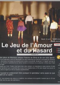 Le jeu de l'amour et du hasard 10/04/2007