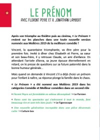 Le prénom 16/10/2019