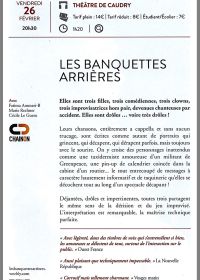 Les banquettes arrières 26/02/2016