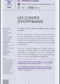 Les contes d'HOFFMANN 13/01/2016