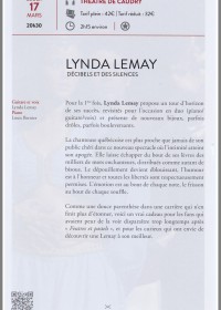 Linda LEMAY 17/03/2016