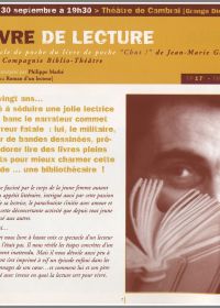 Livre de lecture 30/09/2003