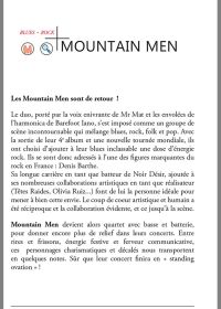 Mountain men 13/01/2017