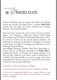 Radio ELVIS 01/10/2016